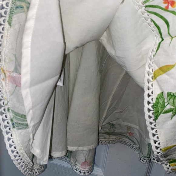 a loves a Tropical Print Off White Mini Dress - Picture 13 of 15